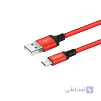 کابل تبدیل USB به MicroUSB هوکو مدل X14 طول 1 متر