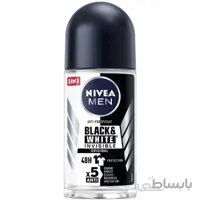 مام رول مردانه نیوآ مدل black & white invisible حجم 50میل