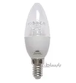 لامپ شمعی شفاف پارمیس مدل LED 8W مهتابی