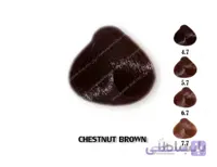 رنگ مو اچ اس لاین بلوطی قهوه ای 4.7