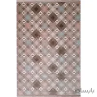 فرش ماشینی زمرد مشهد مدل HA03 زمینه بژ