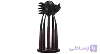 ست کفگیر و ملاقه همارا بنفش تیره