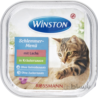 ووم Winston مخصوص گربه بالغ تهيه شده از ماهی و علف دریایی - 100 گرم