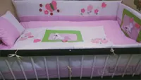 تشک و ضربه گیر نوزاد طرح خرگوش ا Mattresses and bumpers, baby rabbit designs
