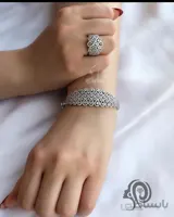 دستبند نقره النگویی DA6