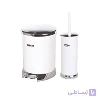 ست سطل وفرچه توالت لیمون بنفش