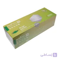 ماسک سه بعدی لوگودار رسپی (بسته 25 عددی)