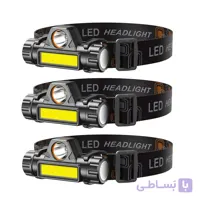چراغ پیشانی مدل Portable 101 بسته 3 عددی