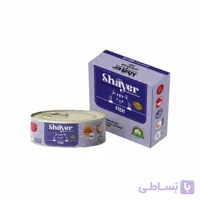 کنسرو مخصوص بچه گربه، حاوی ماهی، پاته، 90 گرمی، برند شایر