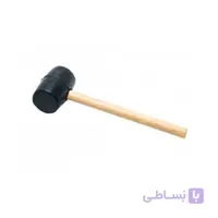 چکش پلاستیکی متوسط با دسته چوبی