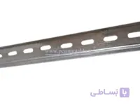 ریل مینیاتوری گالوانیزه سفید ضخامت ورق 1 میل طول یک متر ا ریل مینیاتوری گالوانیزه سفید ضخامت ورق 1میل طول یک متر