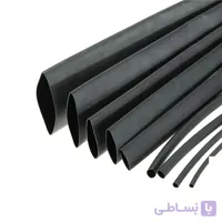 روکش (وارنیش) حرارتی مشکی سایز 22mm – یک متر