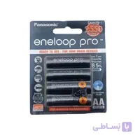 باتری قلمی قابل شارژ پاناسونیک مدل Eneloop Pro بسته 4 عددی