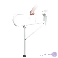 دستگیره تاشو پایه دار برای کنار توالت فرنگی