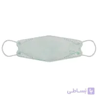 ماسک سه بعدی 4 لایه KF94 بسته 25 عددی سفید سبز