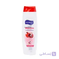 شامپو مو هوبی pomegranate extract حجم 600 میلی لیتر