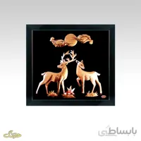 تابلو معرق دو گوزن D002