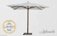 سایبان چتری چوبی مدل الدورا مربع