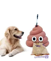 قاب سیلیکونی کیسه فضولات رولی طرح poop