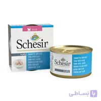 کنسرو بچه گربه با طعم ماهی تن و آلوورا شسیر (Schesir Tuna with Aloe Kitten) وزن 85 گرم