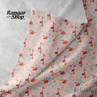 پارچه مخمل طرح روباه