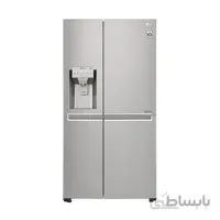 یخچال ال جی ساید بای ساید GR-J337 بنتلی 34 فوت یخساز دور این دور ا LG GR-J337 Refrigerator Bentlee Side By Side Door In Door 34 Foot