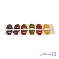کلیپس گردویی مجموعه 12 عددی