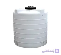 مخزن پلی اتیلن سه لایه 6000 لیتری عمودی کوتاه طبرستان