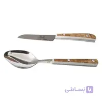 ست کارد و قاشق توت کالا tootkala دسته سرامیکی 191