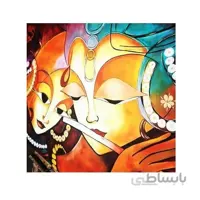 تابلو رنگ روغن مدرن - دختر هندو