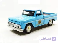 ماشین فلزی وانت آمریکایی قدیمی حمل خوراک (CHEVROLET PICKUP BY TINY WINY) آبی روشن