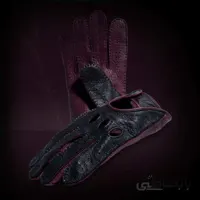 دستکش رانندگی چرم مون hand made blossom