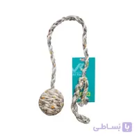 توپ الیافی دسته دار سگ و گربه