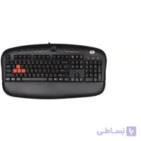 کیبورد و ماوس مخصوص بازی ای فورتک مدل KX-2810 ا A4TECH KX-2810 Wireless Desktop Keyboard and Mouse