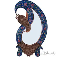 آینه مسی طرح پرداز اثر آقاجانی ارتفاع 52 سانتی متر کد C-472