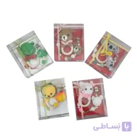 ست جغجغه و بند پستانک عروسکی