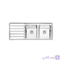 سینک ظرفشویی پرنیان استیل کد Ps 1214