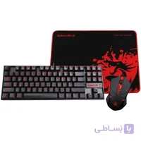 باندل گیمینگ موس و کیبورد و موس پد ردراگون K552-BA2 ا REDRAGON K552-BA2 Mouse/Keyboard/Mousepad Gaming Bandle