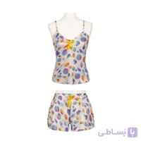 تاپ و شلوارک ساتن A0049