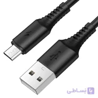 کابل تبدیل USB به microUSB بروفون مدل BX47 طول ۱ متر