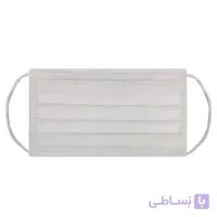 ماسک سه لایه سفید (۵۰ عددی) با یک لایه ملت بلون دیباسان