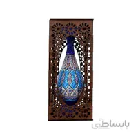 گلدان 25 سانتی جعبه مشبک میناکاری
