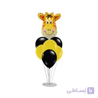 استند بادکنک 7 شاخه طرح زرافه مدل STA296