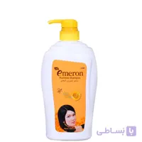 شامپو حجم دهنده عسل و جینسینگ امرون مدل Soft Strong ا Emeron Soft and Stron Shampoo 1000ml