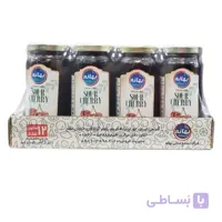 مربا آلبالو 300 گرم بهانه بسته 12 عددی ا Bahaneh Sour Cherry Jam pack of 12