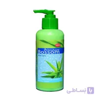 کرم دست، صورت و بدن آبرسان آلوئه ورا 250میل بوسوم ا Bossom Aloevera Extract Moisturizing Cream 250ml