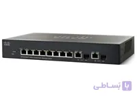 CISCO SF352-08P 8-Port 10/100 POE Managed Switch ا سوئیچ ۸ پورت مدیریتی سیسکو مدل SF۳۵۲-۰۸P