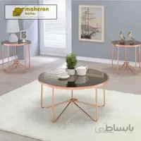 میز عسلی استیل مدل ونیز VENIZ