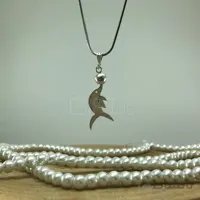 آویز گردنبند نقره دلفین