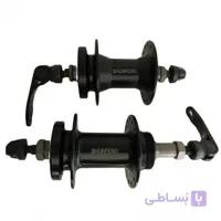 توپی جلو و عقب دوچرخه مدل 32 سوراخ دیسکی 6 پیچ (آلومینیومی) - بسته 2 عددی